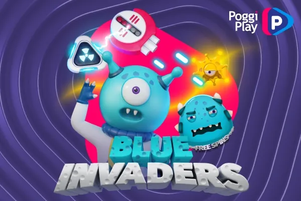 Blue Invaders slot preview