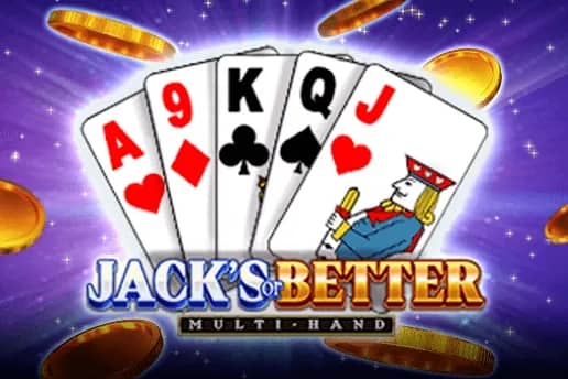 Jack's Or Better Multihand video poker game preview