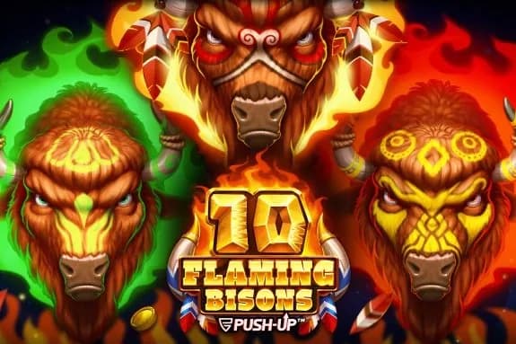 10 Flaming Bisons slot preview