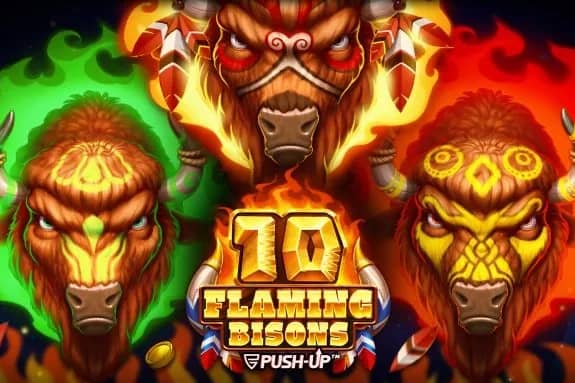 10 Flaming Bisons slot preview