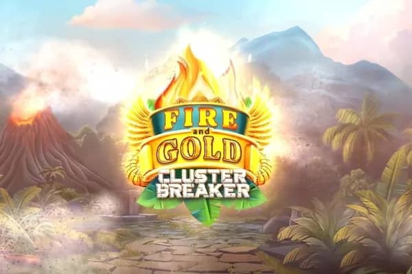 Fire and Gold Cluster Breaker slot preview