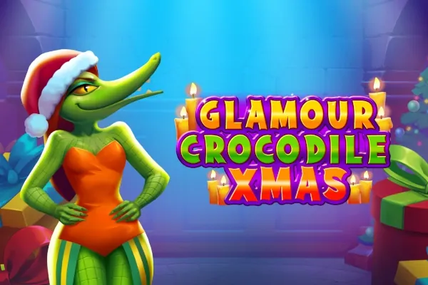 Glamour Crocodile Xmas slot preview