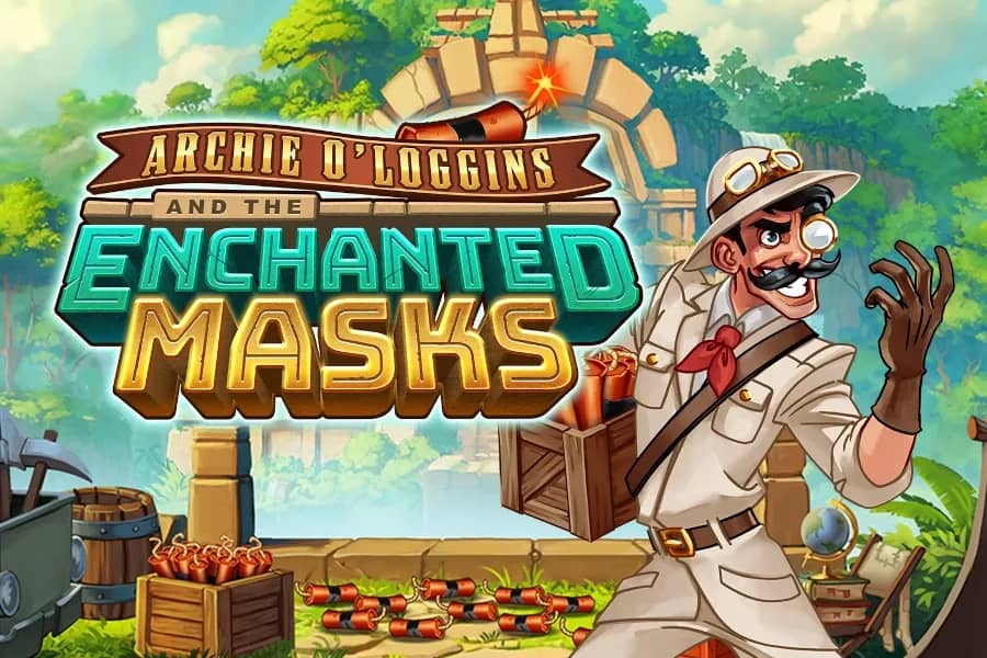 Archie O'Loggins and the Enchanted Masks slot preview