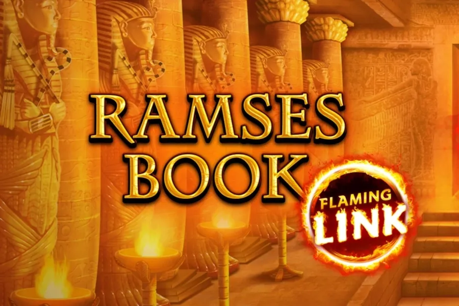 Ramses Book Flaming Link slot preview