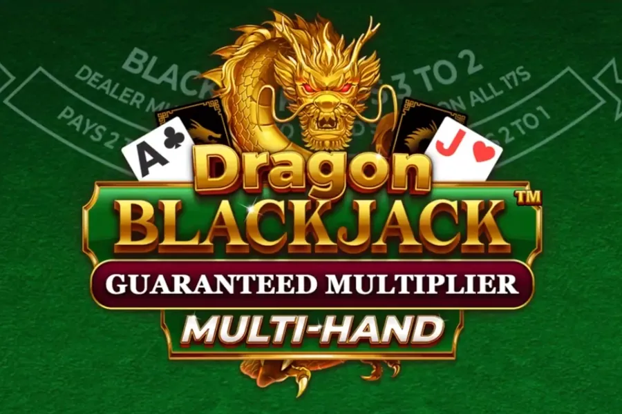 Dragon Blackjack Guaranteed Multiplier Multihand blackjack game preview