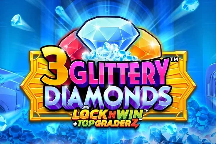 3 Glittery Diamonds slot preview
