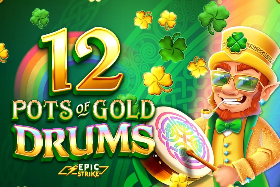 12 Pots of Gold Drums slot preview