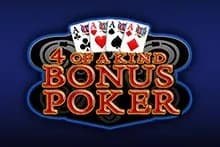 4 of a Kind Bonus Poker video poker game preview