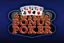 4 of a Kind Bonus Poker video poker game preview