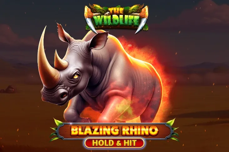 Blazing Rhino Hold & Hit slot preview