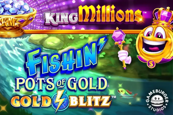 Fishin' Pots of Gold: Gold Blitz King Millions slot preview