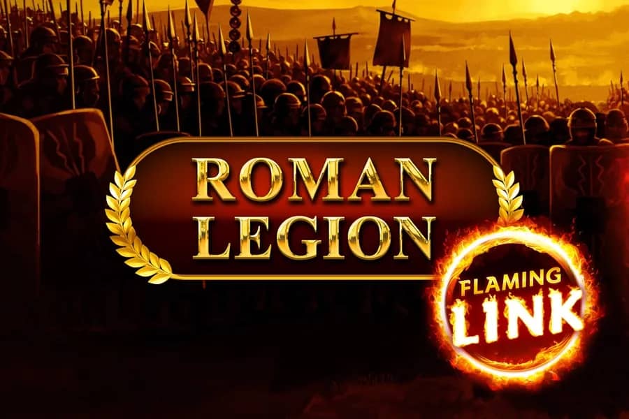 Roman Legion Flaming Link slot preview