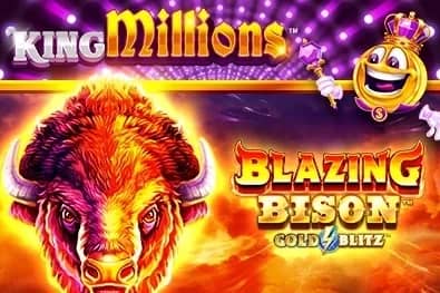 Blazing Bison Gold Blitz King Millions slot preview