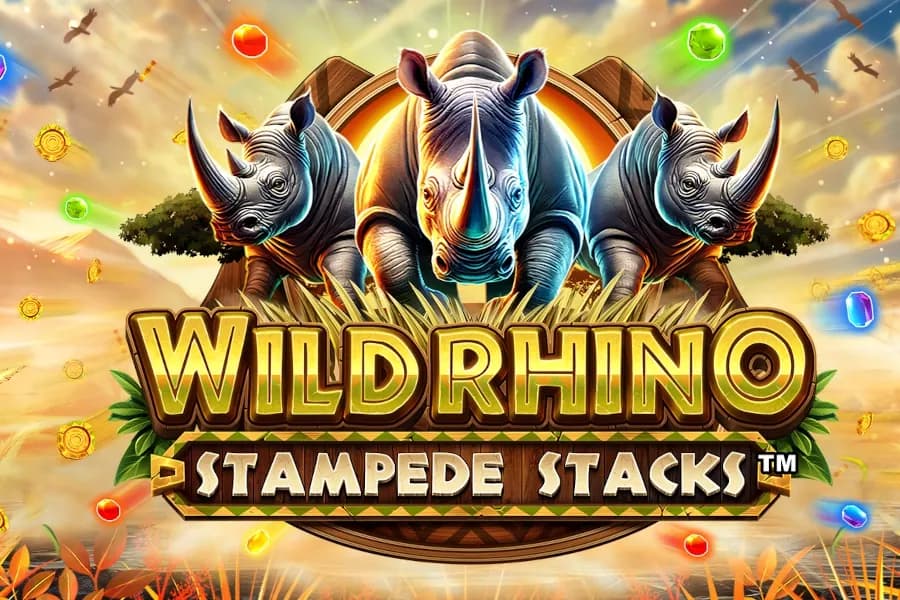 Wild Rhino Stampede Stacks slot preview