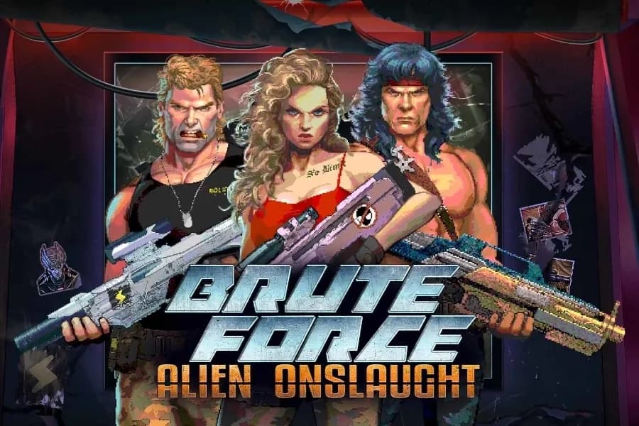 Brute Force Alien Onslaught slot preview