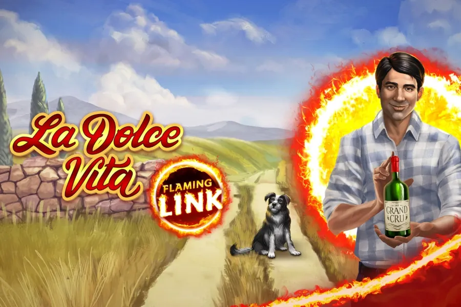 La Dolce Vita Flaming Link slot preview