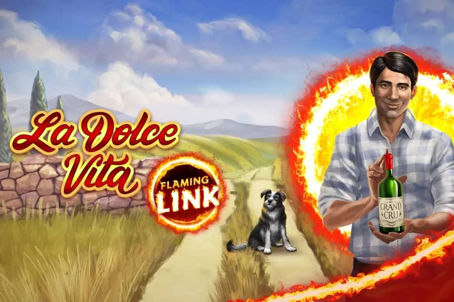 La Dolce Vita Flaming Link slot preview