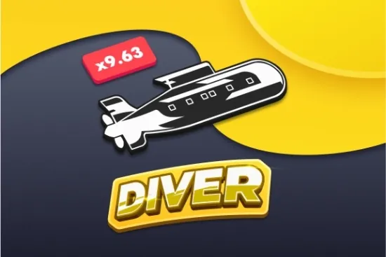 Diver crash game preview