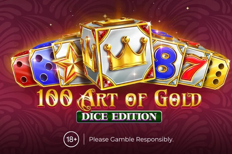 100 Art of Gold Dice Edition slot preview