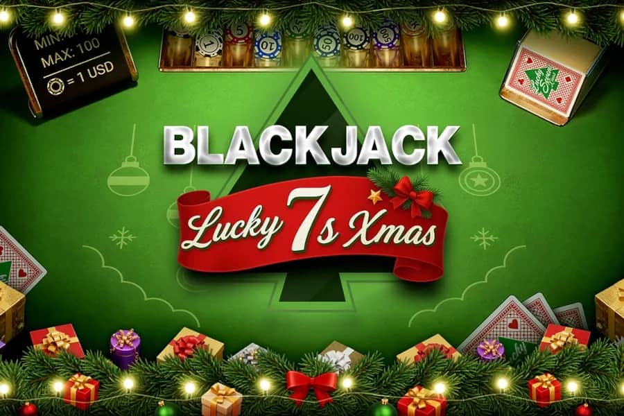 Blackjack Lucky 7s Xmas blackjack game preview