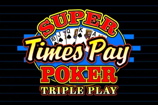 Super Times Pay Triple Play Poker video poker game preview