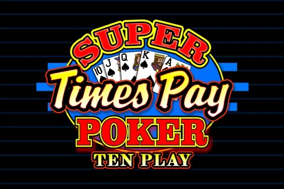 Super Times Pay Ten Play Poker video poker game preview