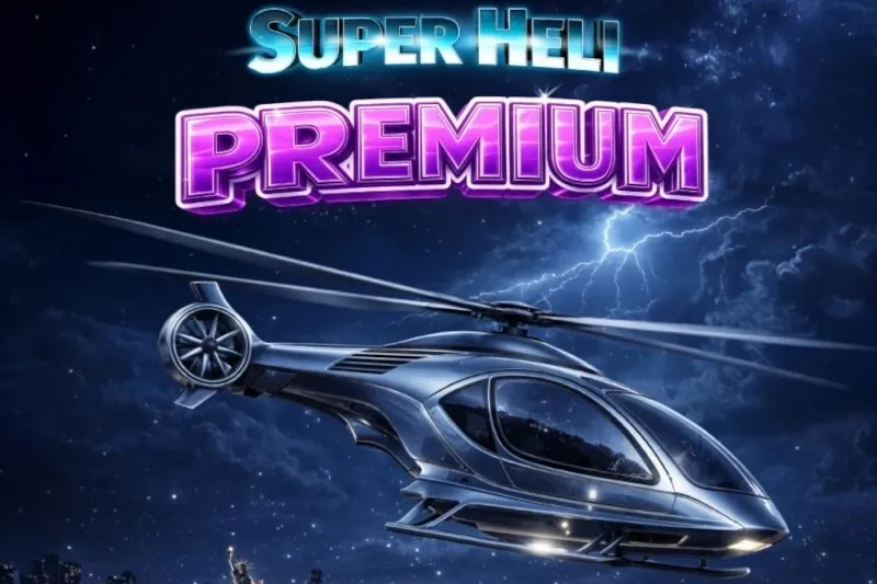 Super Heli Premium crash game preview