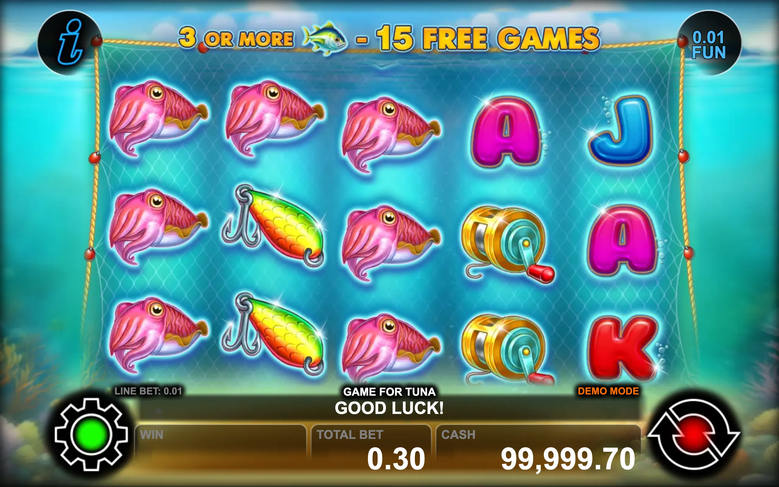 Game for Tuna slot gameplay screenshot 1