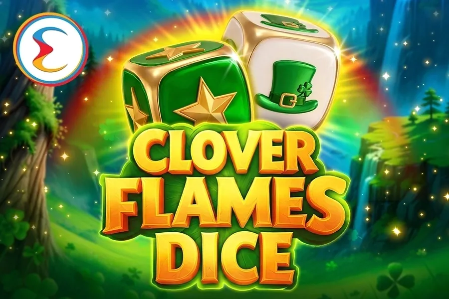 Clover Flames Dice slot preview