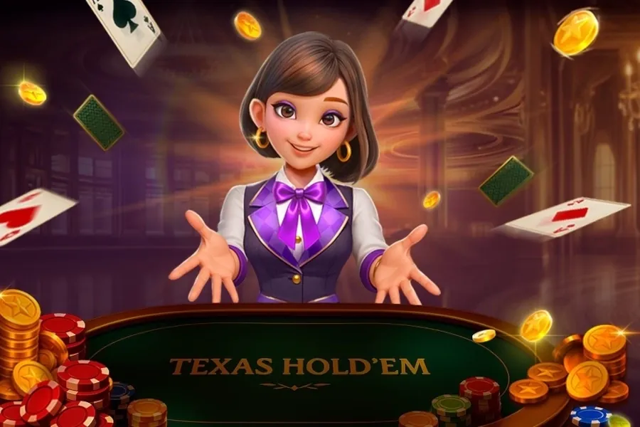 Texas Hold'em casino poker game preview