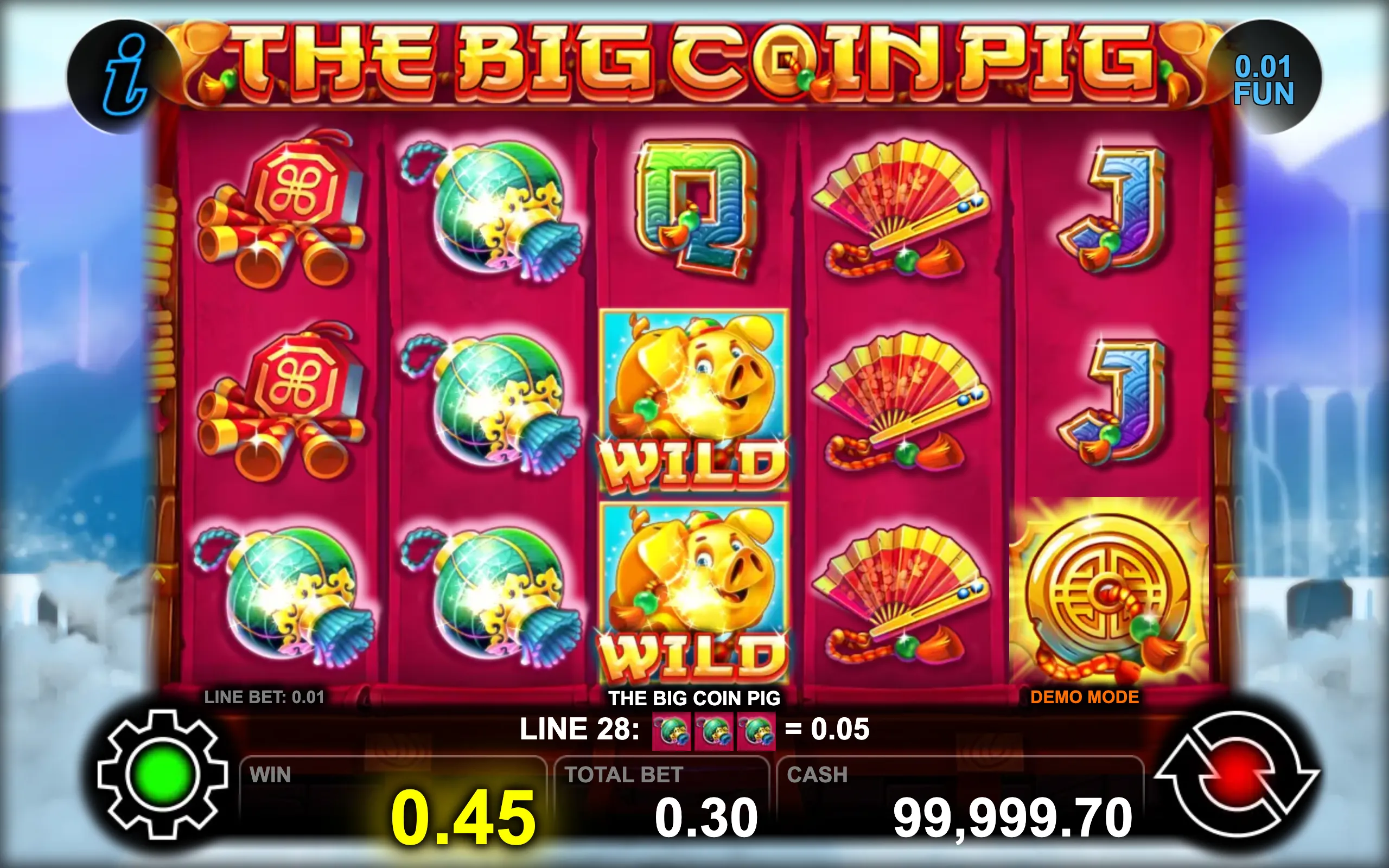 The Big Coin Pig slot gameplay screenshot 1