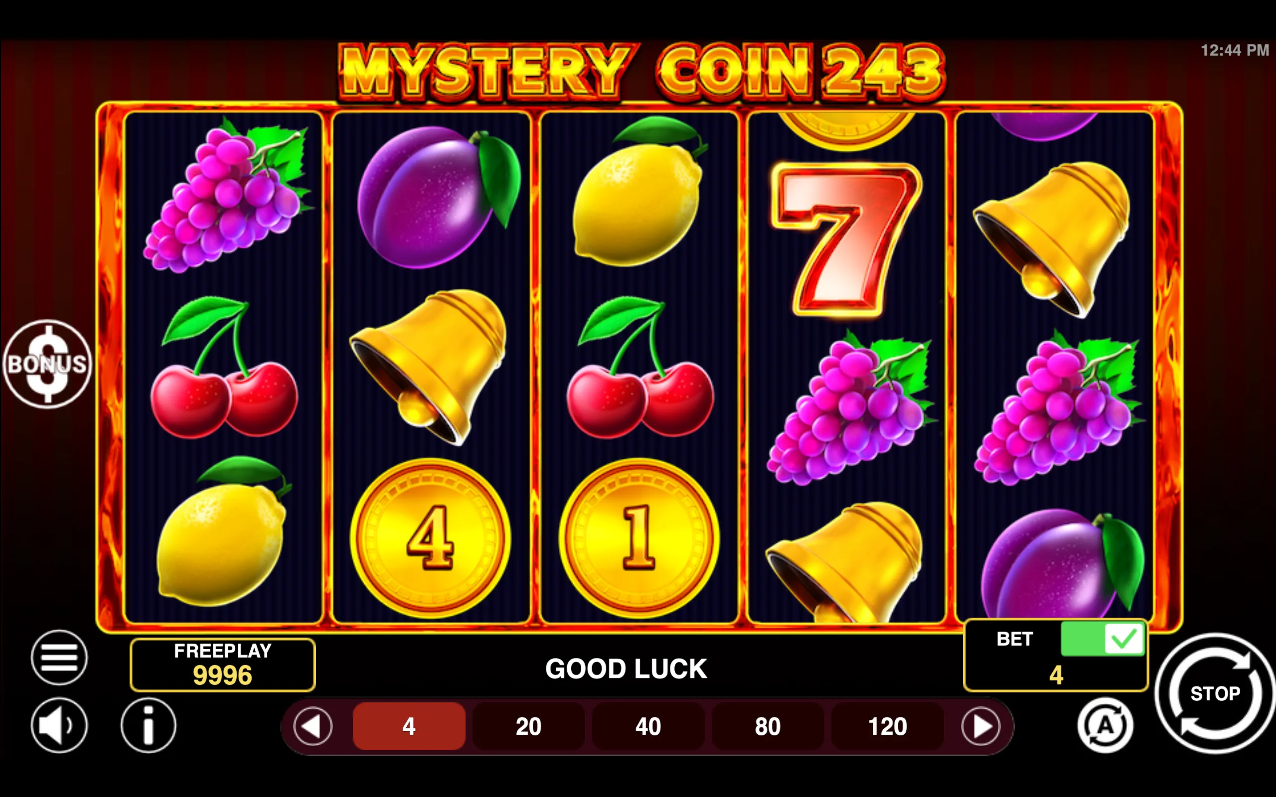 Mystery Coin 243 slot gameplay screenshot 1