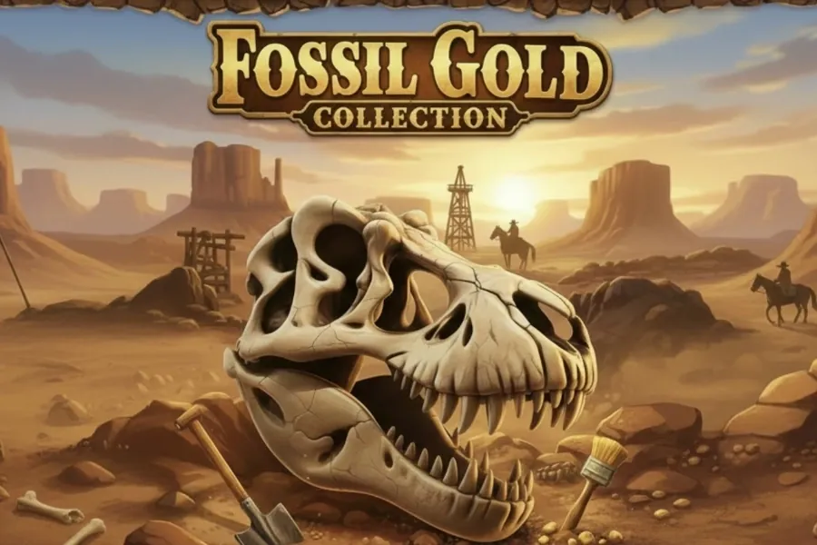 Fossil Gold Collection slot preview