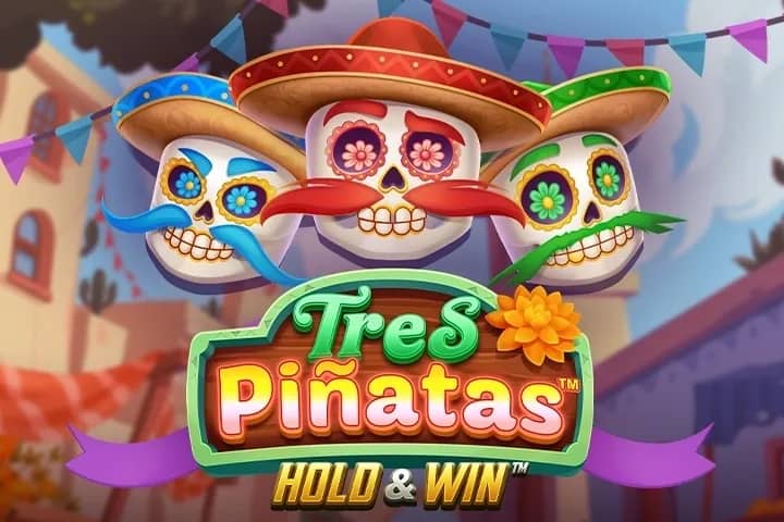 Tres Pinatas slot preview