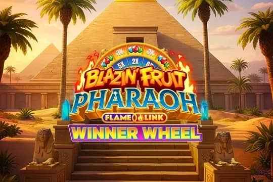 Blazin' Fruit Pharaoh FlameLink WinnerWheel slot preview