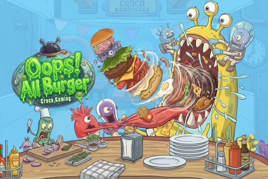 Oops! All Burger crash game preview