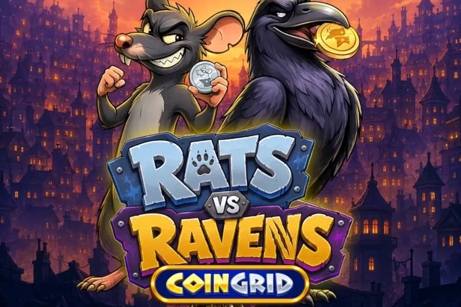 Rats vs Ravens Coin Grid slot preview
