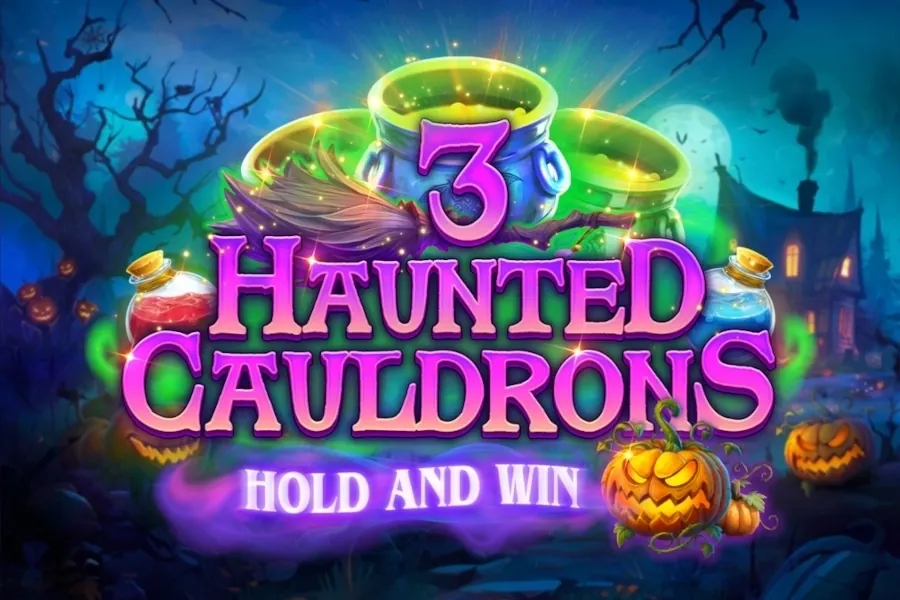 3 Haunted Cauldrons Hold and Win slot preview