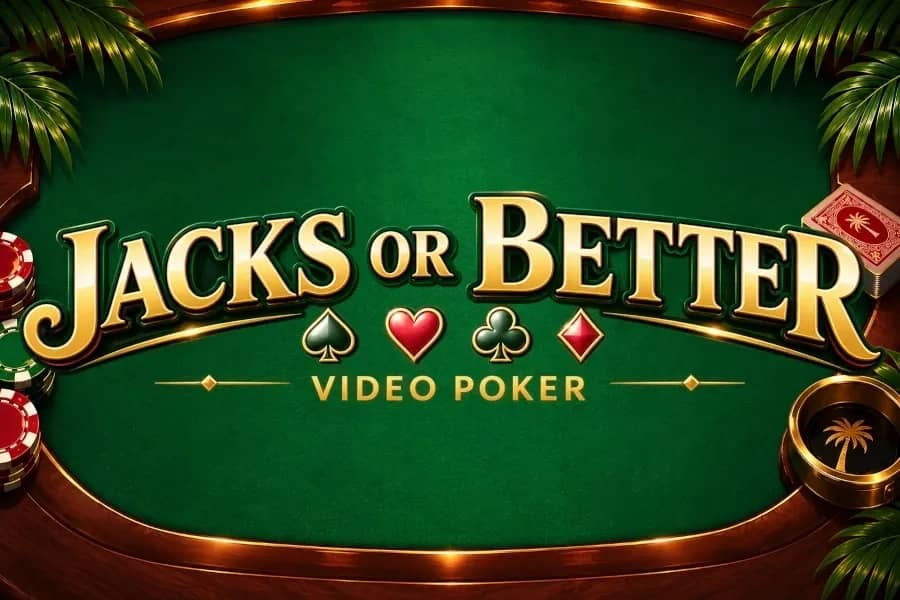 Jacks or Better video poker game preview