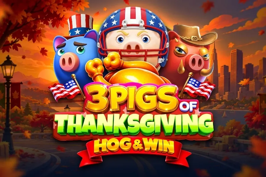 3 Pigs of Thanksgiving slot preview