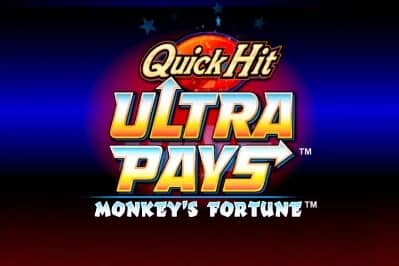 Quick Hit Ultra Pays Monkey's Fortune slot preview